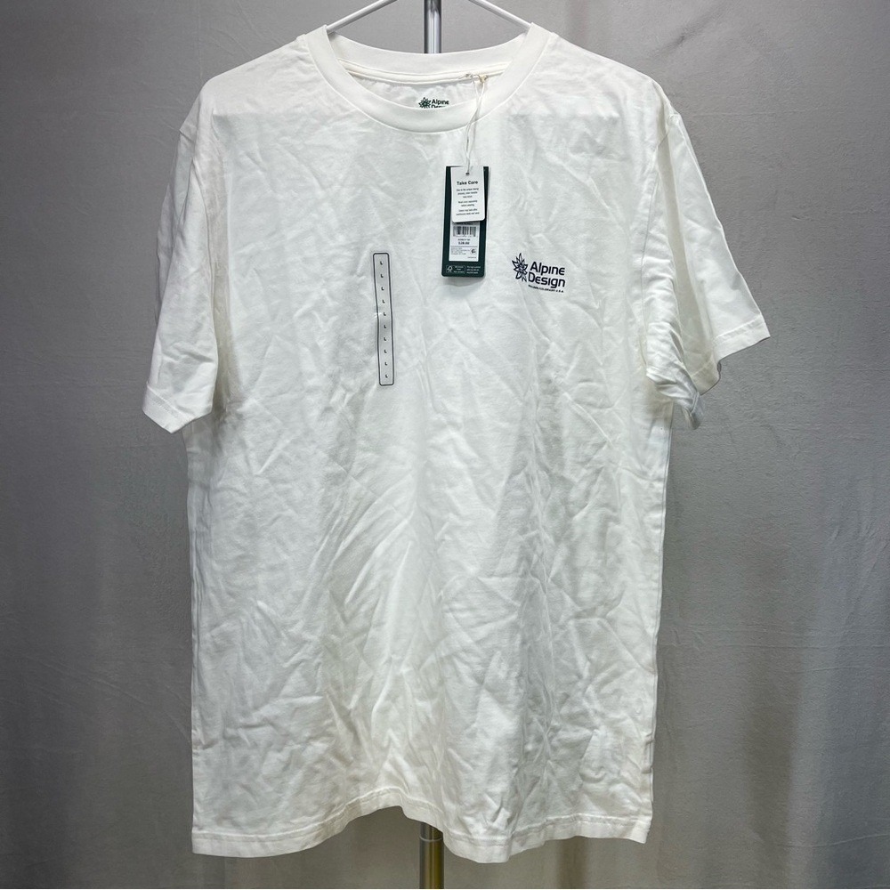 Alpine Design Classic White Men's Graphic Tee large